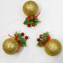 Charger l'image dans la galerie, Christmas Balls Ornaments Baubles 6cm Reusable Xmas Ball 6pcs