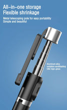Load image into Gallery viewer, Selfie Stick Tripod Bluetooth Samsung/ iPhone/IOS/Android with FILL LIGHT  360° Rotation