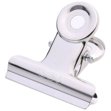 Charger l'image dans la galerie, 29mm Bulldog Clips Round Paper Binder Silver Stainless Steel File Clamps Home Office Supplies - 72 Pack