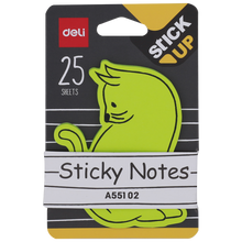 Charger l'image dans la galerie, Colourful Sticky Note Cute Cartoon Animals 25 sheets/pad, 4 pads