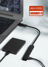 Load image into Gallery viewer, Multi USB Hub 4 Port 2.0 High Speed Charging Data Slim Compact Expansion Splitter