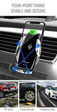 Load image into Gallery viewer, Car Wireless Phone Charger/Holder Qi Smart Sensor Car Charger/ Holder 2 function