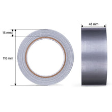 Charger l'image dans la galerie, Heavy Duty Sliver Duct Tape, Multi-Use Easy Tear Gaffer Waterproof Cloth Tape for Repairing, Maintenance and Industrial Use