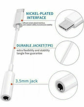 Load image into Gallery viewer, USB C to 3.5mm Audio Adapter Type C to Headphone Aux Jack Dongle 24bit/96kHz HiFi DAC Cable Cord Compatible with iPhone 15 Pro Max/15 Pro/15 Plus, iPad, Galaxy S23 Ultra, Pixel 7