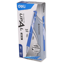 Charger l'image dans la galerie, Retractable Ballpoint Pens 0.7mm Blue Ink Black Ink 12pcs