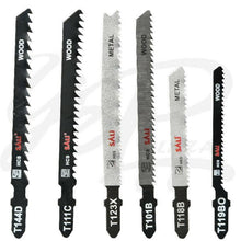 Charger l'image dans la galerie, SALI Jig Saw Blades T-shank Metal Wood Fast Power Universal Fit 16pcs