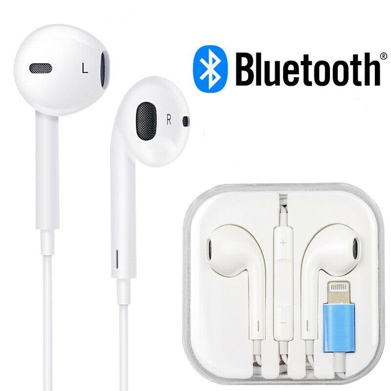 Wired Bluetooth Pin Earphones Headphones Mic For Apple iPhone11