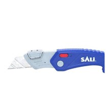 Load image into Gallery viewer, Zinc Alloy Folding Utility Knife Aluminium Handle with 5 Spare Blades Cutting Knife