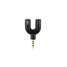 Load image into Gallery viewer, 3.5mm AUX Adapter Male to Dual Female Audio Micro phone Y-Splitter
