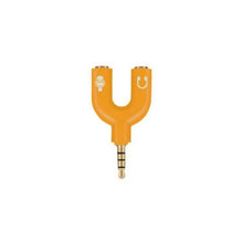 Load image into Gallery viewer, 3.5mm AUX Adapter Male to Dual Female Audio Micro phone Y-Splitter