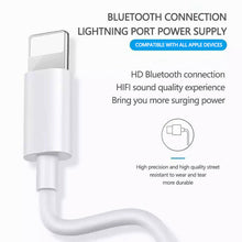 Load image into Gallery viewer, Wired Bluetooth 8 Pin Earphones Headphones Mic For Apple iPhone11 8 7 X Xs XR 12