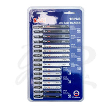 Charger l'image dans la galerie, SALI Jig Saw Blades T-shank Metal Wood Fast Power Universal Fit 16pcs