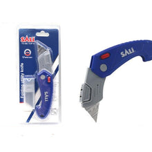 Load image into Gallery viewer, Zinc Alloy Folding Utility Knife Aluminium Handle with 5 Spare Blades Cutting Knife