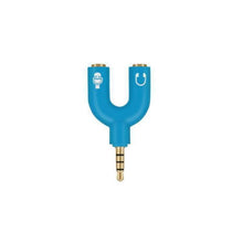Load image into Gallery viewer, 3.5mm AUX Adapter Male to Dual Female Audio Micro phone Y-Splitter