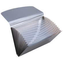 Charger l'image dans la galerie, 13 Pockets Expanding File Folder with Blank tag, According File Organizer with Expandable Cover, Desktop Accordion Folders Letter A4 Paper Document Storage Organizer
