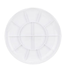 Charger l'image dans la galerie, Artist Paint Palette, Plastic Palette for Watercolour Gouache Acrylic Oil Painting 190mm Diameter 14-Hole Round Paint Palette for Kid DIY Art Craft Painting