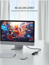 Load image into Gallery viewer, Multi USB Hub 4 Port 2.0 High Speed Charging Data Slim Compact Expansion Splitter