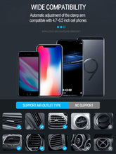Load image into Gallery viewer, Wireless Car Mount Charger Phone Holder Rack Automatic Clamping Smart Sensor