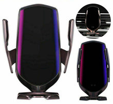 Load image into Gallery viewer, Wireless Car Mount Charger Phone Holder Rack Automatic Clamping Smart Sensor