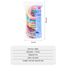 Load image into Gallery viewer, PCL 3D Pen Printer Filament Refills 1.75mm 20 Colours 5 Meters Printing Drawing Accessories