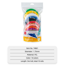 Load image into Gallery viewer, 3D Pen Filament PCL 1.75mm 10 Colours 5 Meters Printing Drawing Accessories