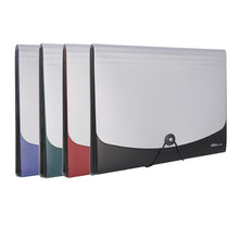Charger l'image dans la galerie, 13 Pockets Expanding File Folder with Blank tag, According File Organizer with Expandable Cover, Desktop Accordion Folders Letter A4 Paper Document Storage Organizer