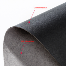 Charger l'image dans la galerie, Mouse Pad with leather surface, Non-Slip Leather Base, Premium-Textured and Waterproof Mousepad for Computers, Laptop, Office & Home, 250x200mm, Black
