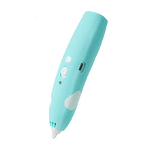 Load image into Gallery viewer, 3D Printing Pen - Includes 3D Pen, 5 Starter Colors of 10m PCL Filament, Stencil Book + Project Guide, and Charging Cable