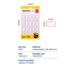 Load image into Gallery viewer, Self Adhesive Address Labels Folder Tag Label Mailing Stickers Label 2400pcs