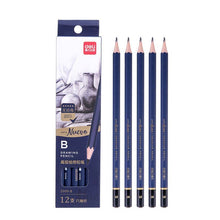 Charger l'image dans la galerie, Sketching Drawing Pencils B Size Art Craft Graphite Pencil 12pcs