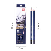 Charger l'image dans la galerie, Sketching Drawing Pencils B Size Art Craft Graphite Pencil 12pcs
