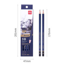Charger l'image dans la galerie, Sketching Drawing Pencils 3B Art Craft Graphite Pencil 12pcs