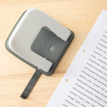 Charger l'image dans la galerie, 2 Hole Punch, Hole Puncher, 35 Sheet Punch Capacity, Low Force Required, Black/Gray
