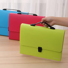 Charger l'image dans la galerie, Plastic File Folder Standard Size A4 with Retractable handle Push lock closure
