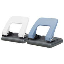 Load image into Gallery viewer, 2 Hole Punch, Hole Puncher, 20 Sheet Punch Capacity, Low Force Required, Black/Gray