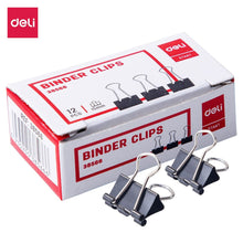 Charger l'image dans la galerie, Binder Clips, 144pcs, 15mm Clamps, Black, Capacity 5mm, Extra small clips, Binder clips small size, Small paper clips, Office clips