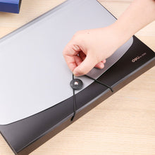 Charger l'image dans la galerie, 13 Pockets Expanding File Folder with Blank tag, According File Organizer with Expandable Cover, Desktop Accordion Folders Letter A4 Paper Document Storage Organizer