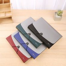 Charger l'image dans la galerie, 13 Pockets Expanding File Folder with Blank tag, According File Organizer with Expandable Cover, Desktop Accordion Folders Letter A4 Paper Document Storage Organizer