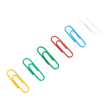 Charger l'image dans la galerie, Paper Clips 29mm Assorted Colour Office Metal Clips 100pcs