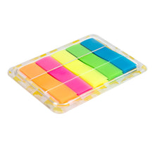 Charger l'image dans la galerie, Sticky Index Tabs Page Markers Flags Sticker Colored Page Notes Writable Labels for Bookmarks, 6 Sets (Rectangular Flags, 5 Colours)