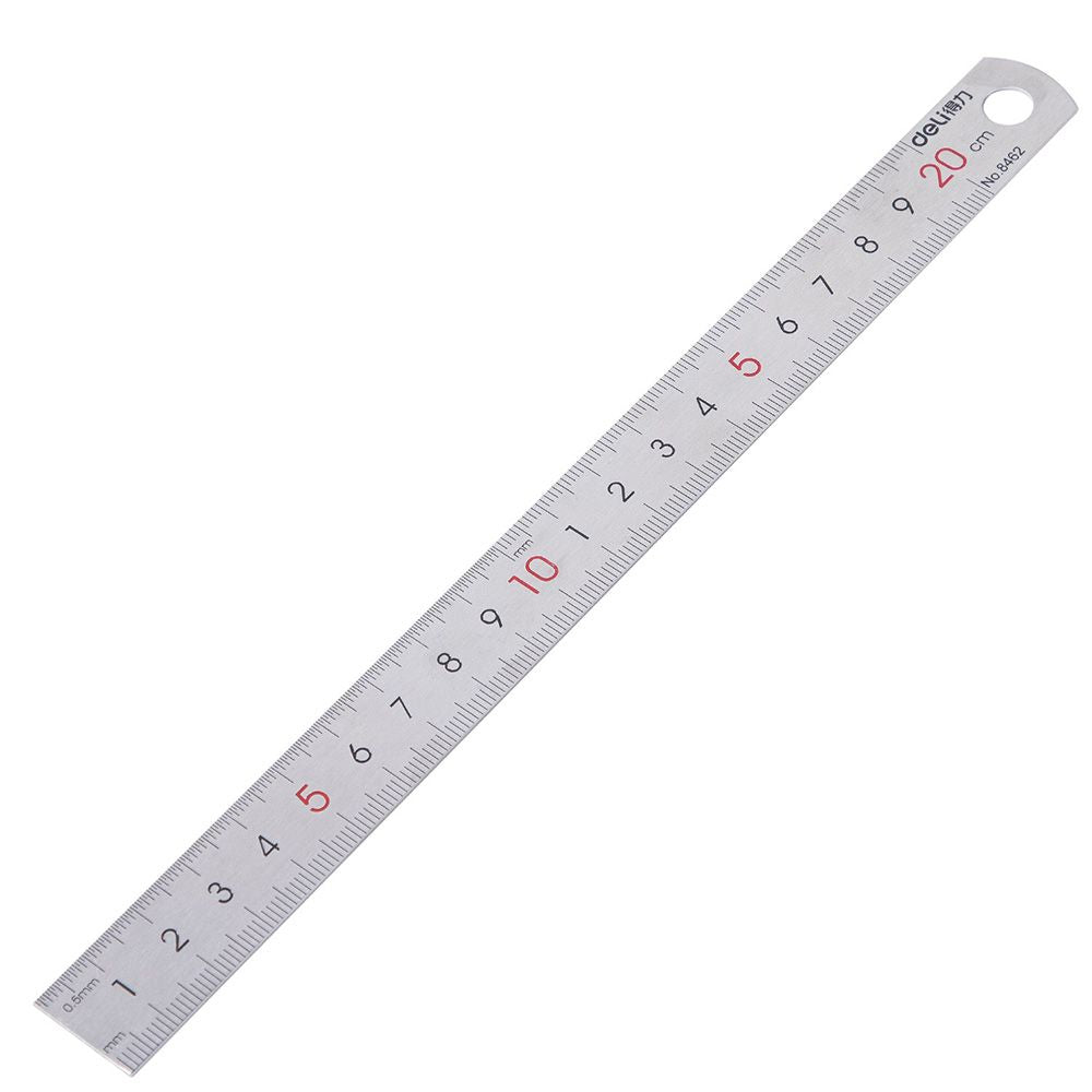 Set Of 3 Stainless Steel Rulers, Metal Rulers Precision Ruler Kit