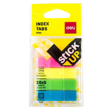 Charger l'image dans la galerie, Sticky Index Tabs Page Markers Flags Sticker Colored Page Notes Writable Labels for Bookmarks, 6 Sets (Rectangular Flags, 5 Colours)