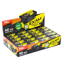 Charger l'image dans la galerie, Exam Eraser Eco-PVC Black Soft 40pcs