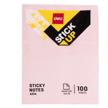 Load image into Gallery viewer, Bright Colour Sticky Notes 3x4 Self-Stick Notes 100 Sheets/Pad Pastel 4 Pads