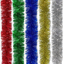 Charger l'image dans la galerie, Christmas Tinsel Garland Shiny Sparkly 2 Meters 5pcs
