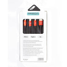 Load image into Gallery viewer, TREQA Multi USB Cable Fast Charging Data Sync 1.2M