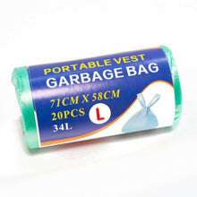 Load image into Gallery viewer, Garbage Bags Extra Tough - 20Pcs, 34 Litre, Green