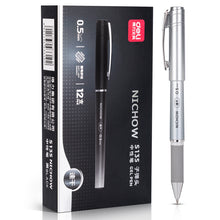 Load image into Gallery viewer, Gel Pen With Clip Bullet Tip 0.5mm Writing 12pcs