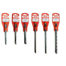 Charger l'image dans la galerie, SDS Plus Masonry Hammer Drill Bit 6-6.5-10*110mm | 6-6.5-10*160mm 6pcs