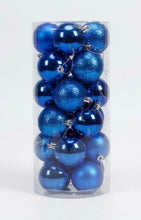 Charger l'image dans la galerie, Christmas Decorations Baubles 6cm Colour Balls Party Wedding Ornament 24Pcs